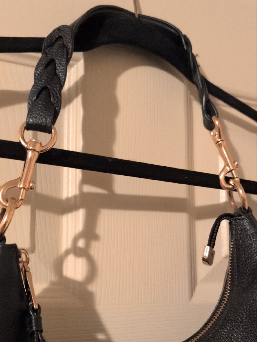 Coach Black Pebbled Leather Hobo with Gold Hardware - Picture 2 of 7